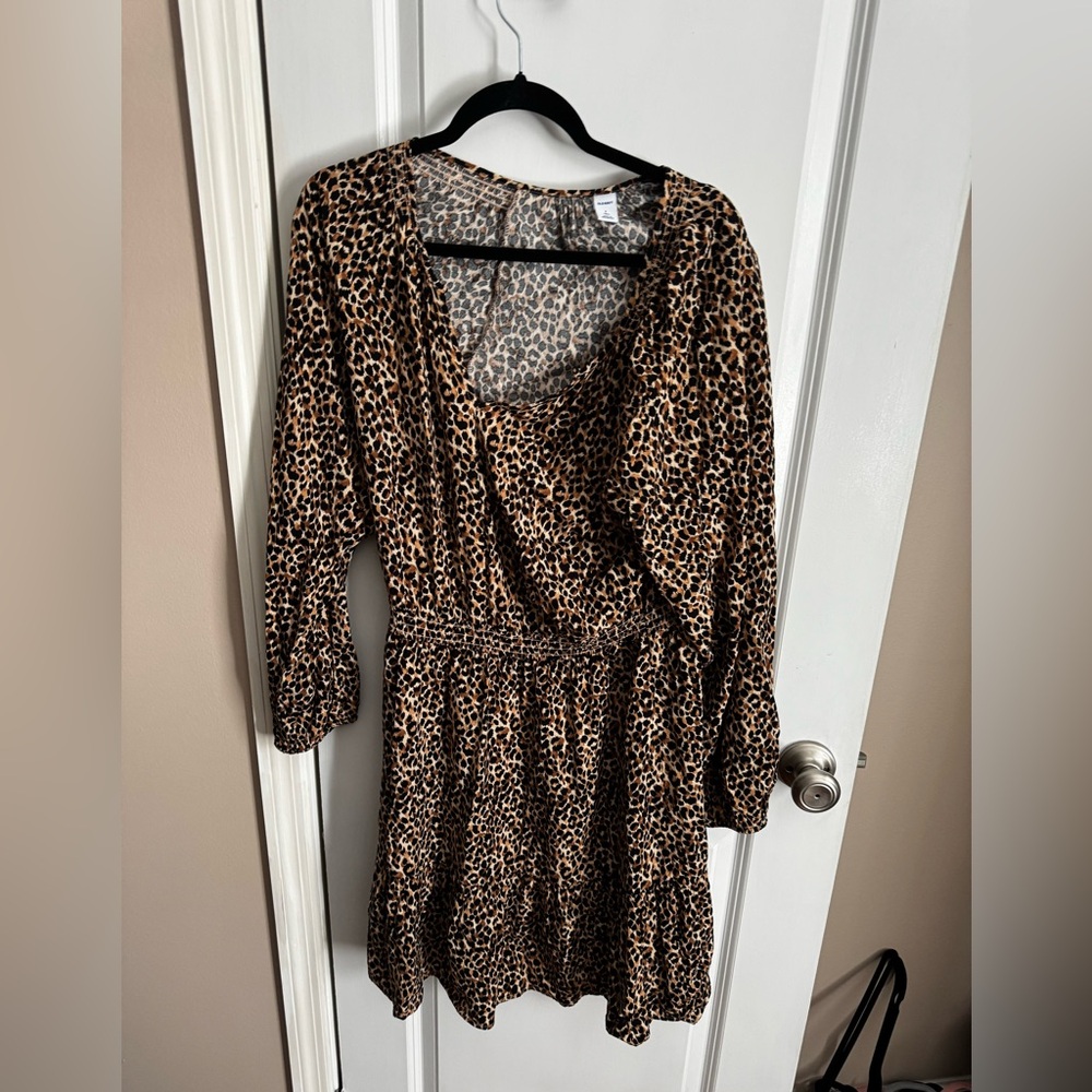 Old Navy Leopard Print Mini Dress
